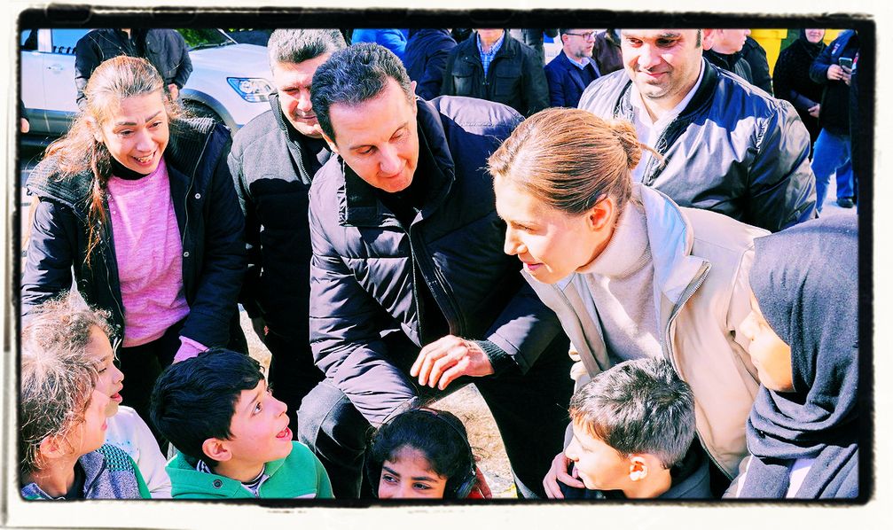 Bashar al-Assad und die First Lady Asma al-Assad (2023)