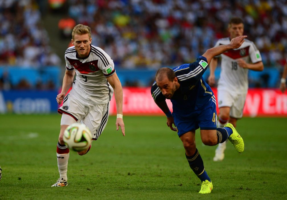 André Schürrle (links) im WM-Finale 2014