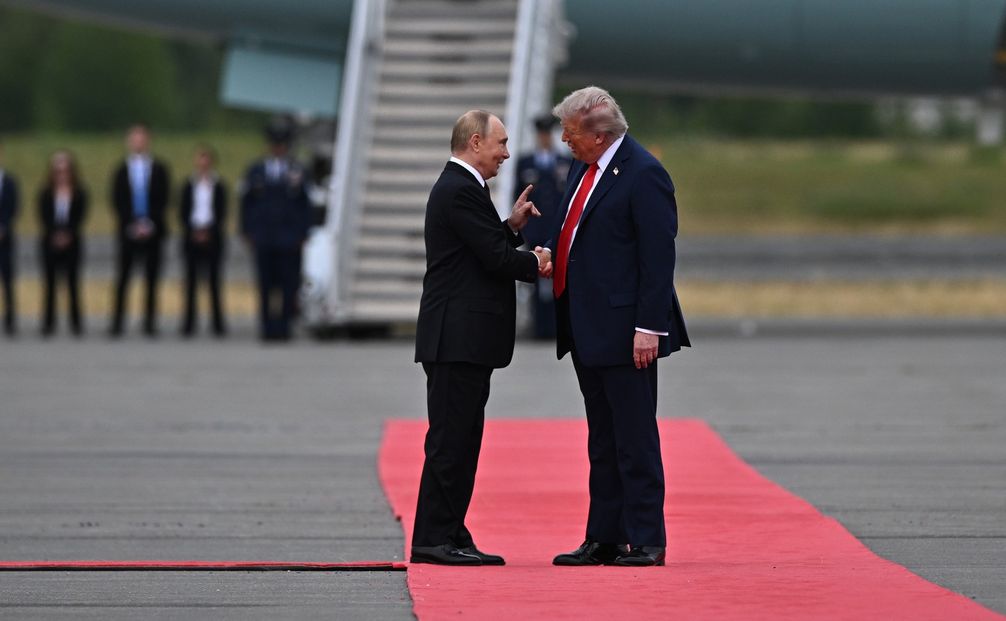 Donald J. Trump und Wladimir Putin (2025)
