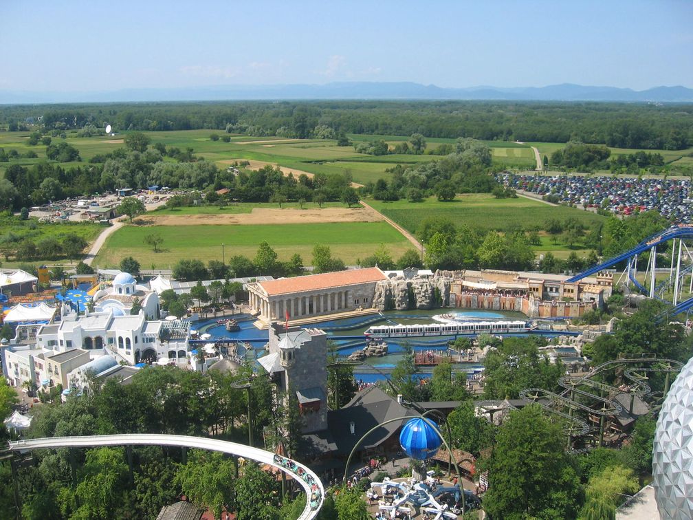 Blick auf den Europa-Park Rust