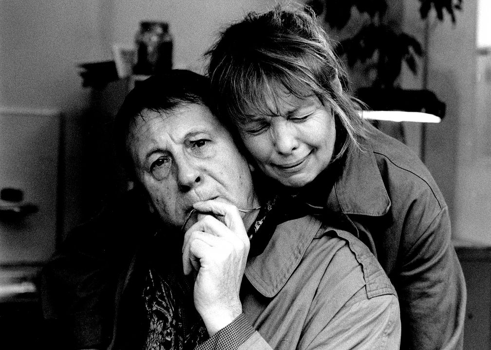 Günter Lamprecht (links) und Hilde Ziegler in Der Tod zu Basel von Urs Odermatt, (1990), Archivbild