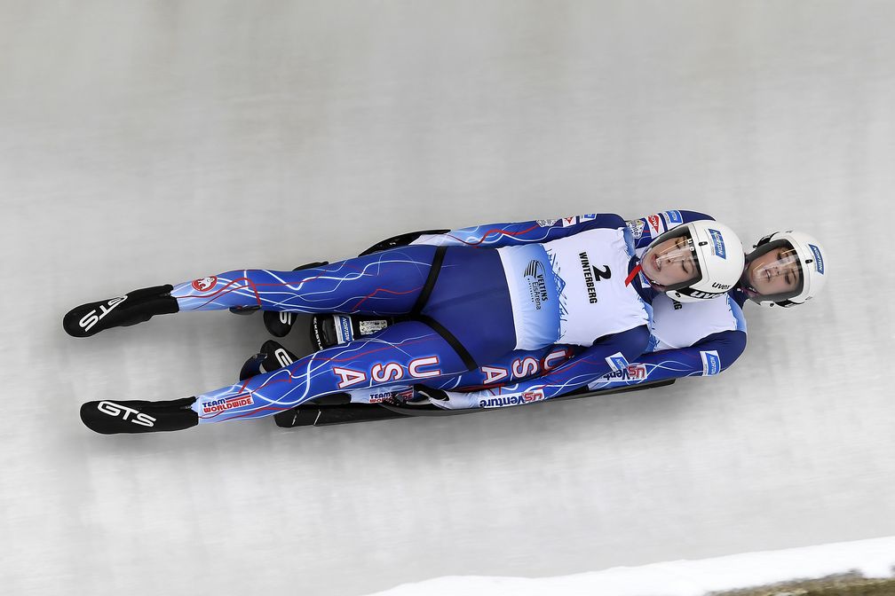 Maya Chan(19)/Reannyn Weiler (20) Bild: FIL - Internationaler Rodel Verband Fotograf: Dietmar Reker