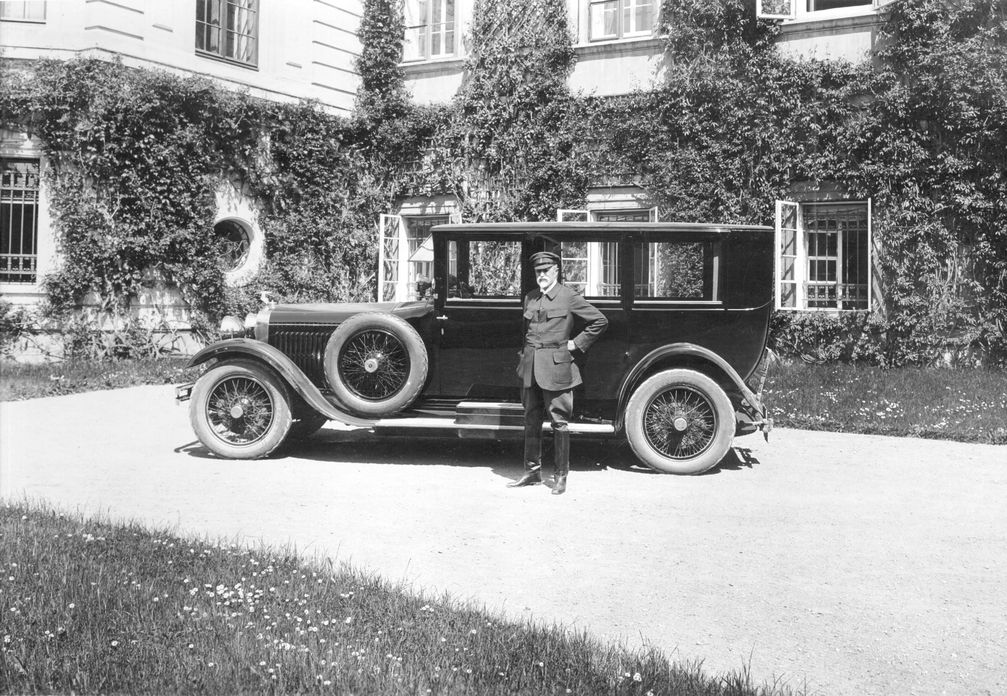 Am 10. Mai 1926 wurde der Lieferschein für die beeindruckende Limousine SKODA Hispano-Suiza ausgestellt. Bild: SMB Fotograf: Skoda Auto Deutschland GmbH