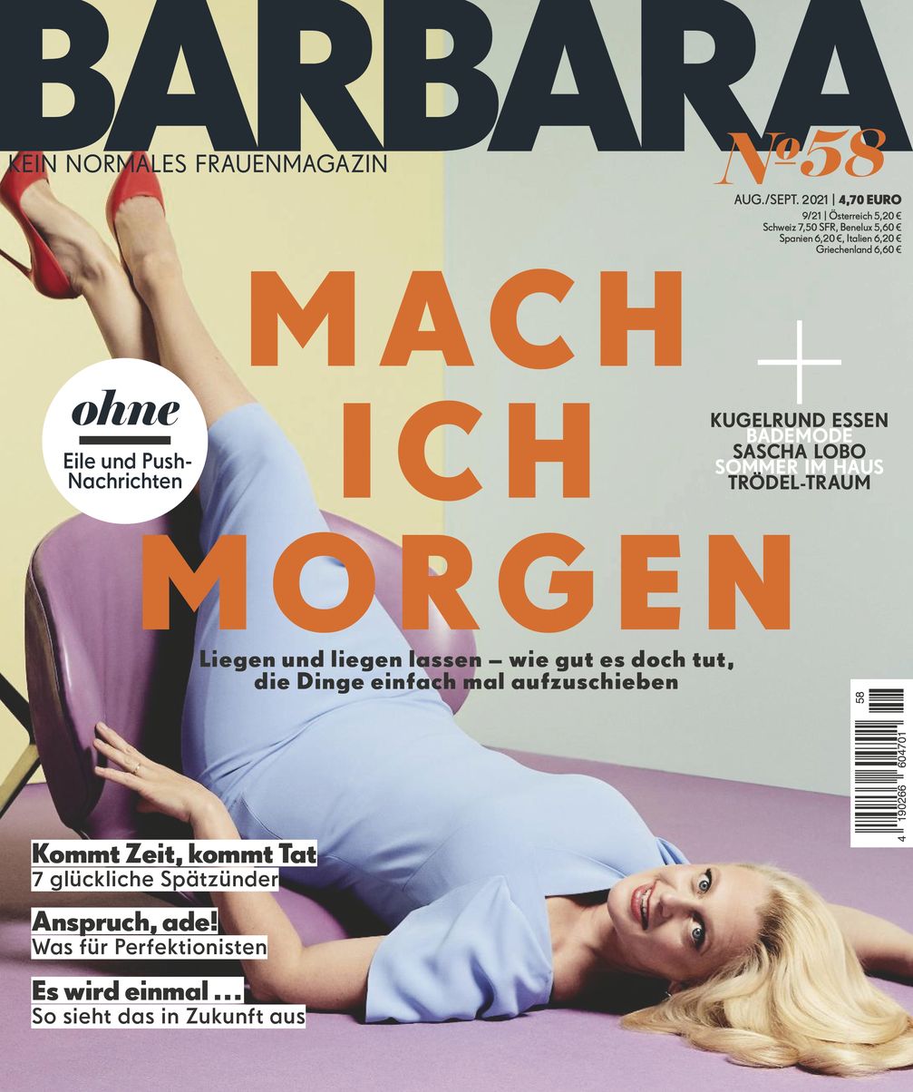 Cover BARBARA Nr. 58  Bild: Gruner+Jahr, BARBARA Fotograf: Gruner+Jahr, BARBARA