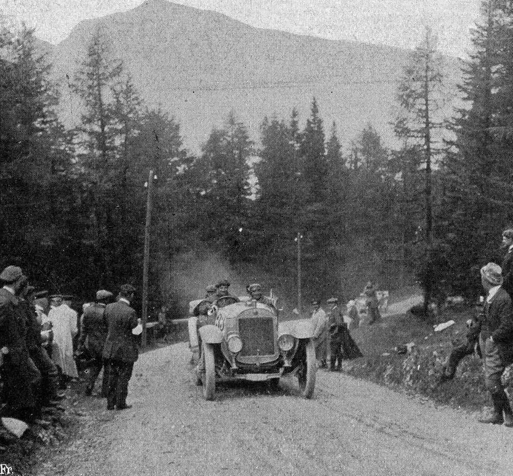 Otto Hieronimus absolvierte die 2.364 Kilometer lange Alpenfahrt 1912 ohne Strafpunkte.  Bild: "obs/Skoda Auto Deutschland GmbH"