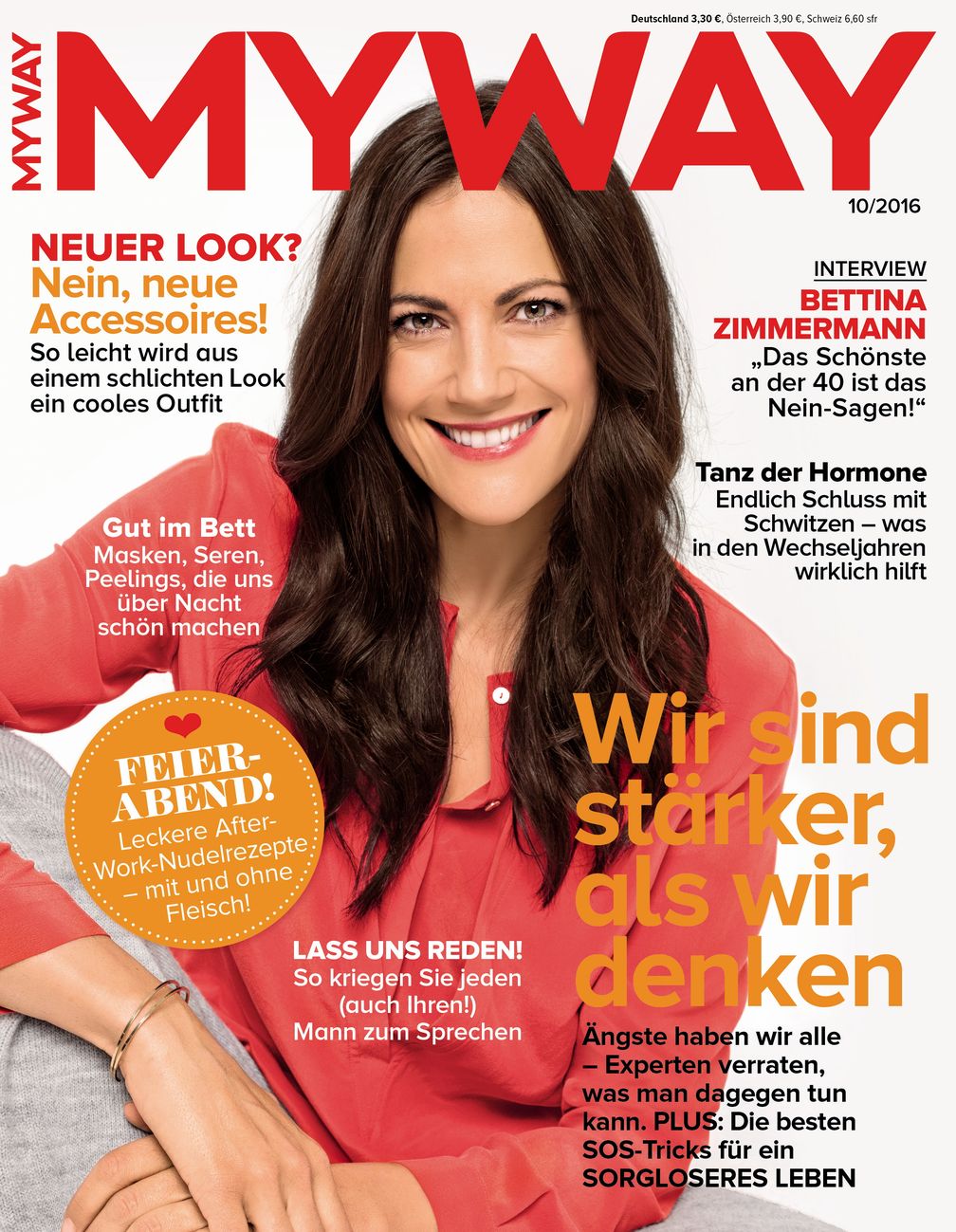 MYWAY Cover der Ausgabe 10/2016 / Bild: "obs/Bauer Media Group, MYWAY/MYWAY"