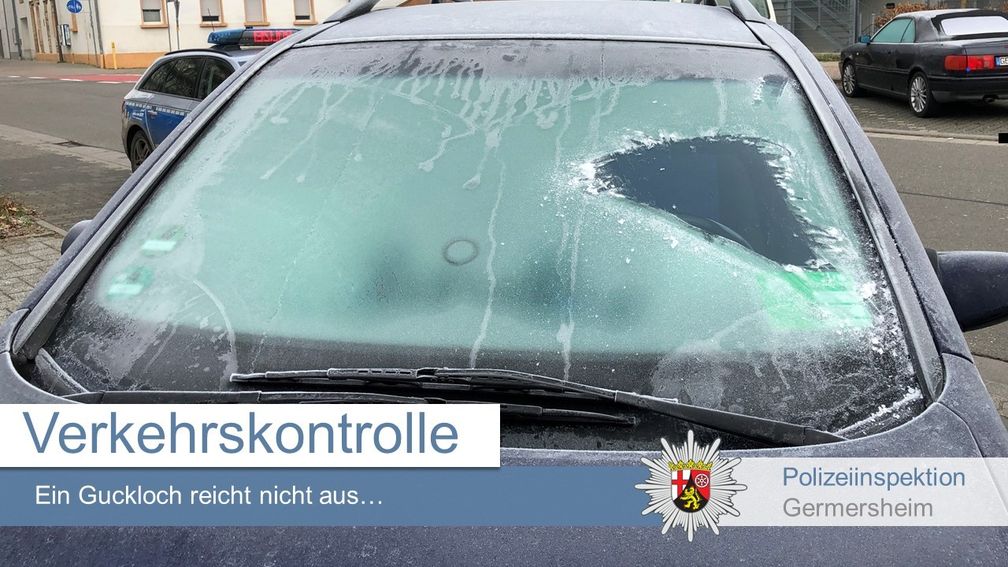 "Gucklochfahrer" Bild: Polizei