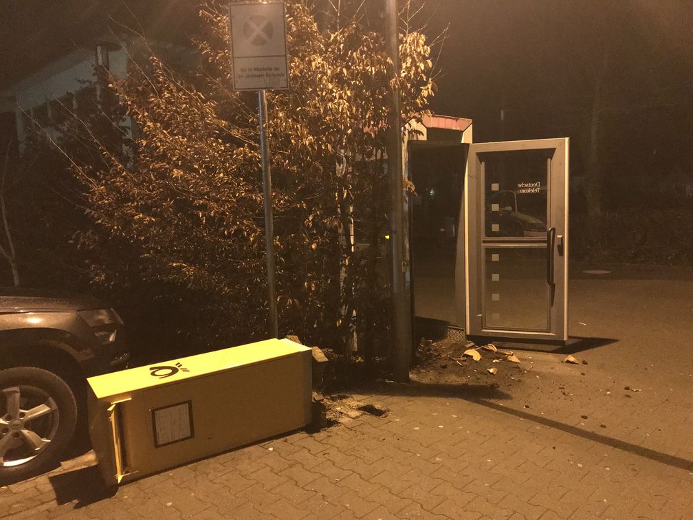 Beschädigter Briefkasten Bild: Polizei