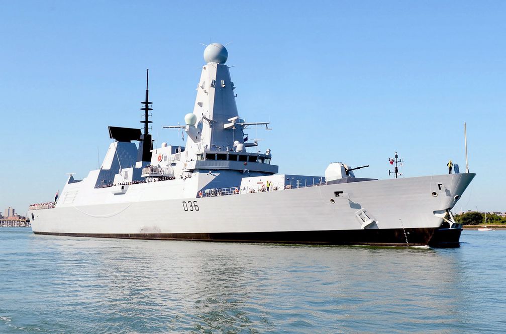 HMS Defender in 2012
