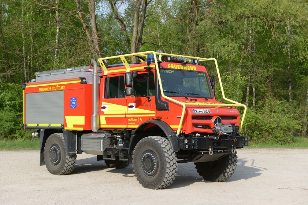 Symbolbild: Tanlöschfahrzeug-Waldbrand Bild: Feuerwehr Stuttgart