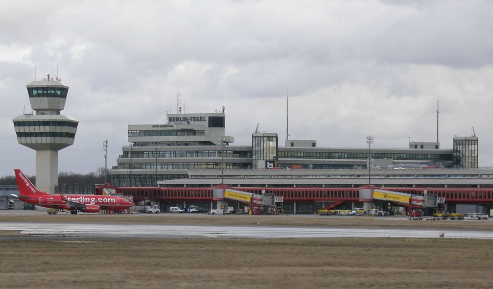Der Flughafen Berlin-Tegel „Otto Lilienthal“.
