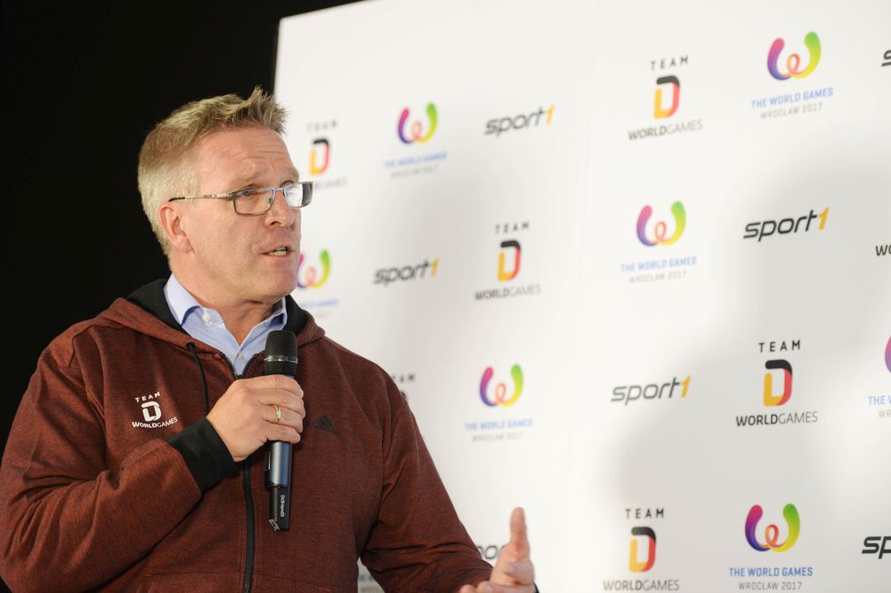 (Dirk Schimmelpfennig, DOSB-Vorstand Leistungssport und Delegationsleiter für die World Games in Breslau) Bild: "obs/Deutscher Olympischer Sportbund (DOSB)/DOSB/picture4 alliance"