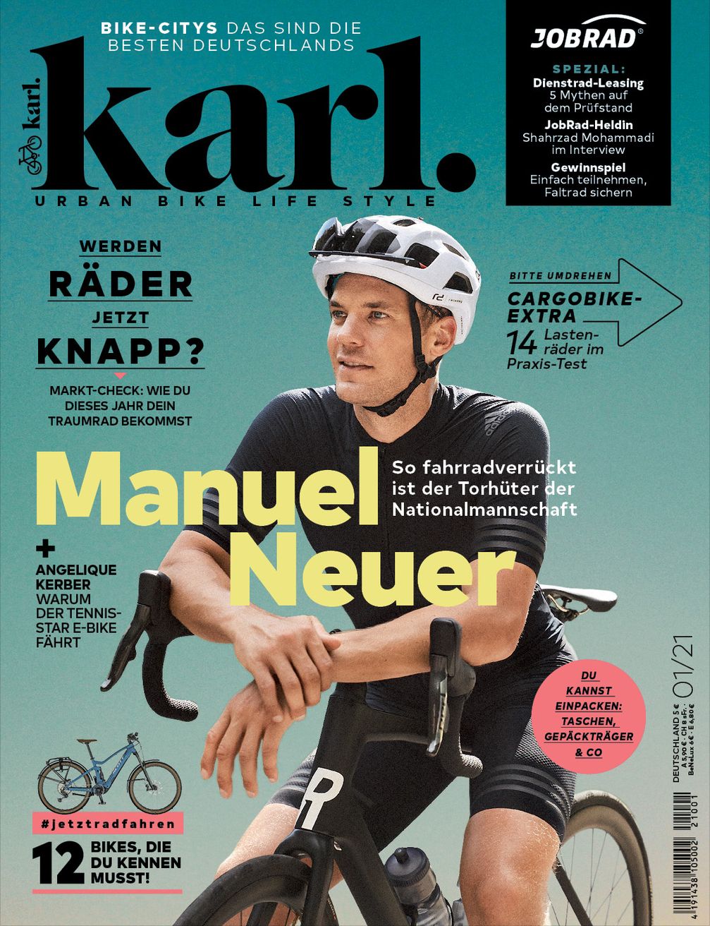 Cover KARL 0121 mit Manuel Neuer Bild: Motor Presse Stuttgart Fotograf: Motor Presse Stuttgart