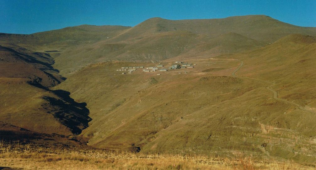 St. James High School südlich von Mokhotlong