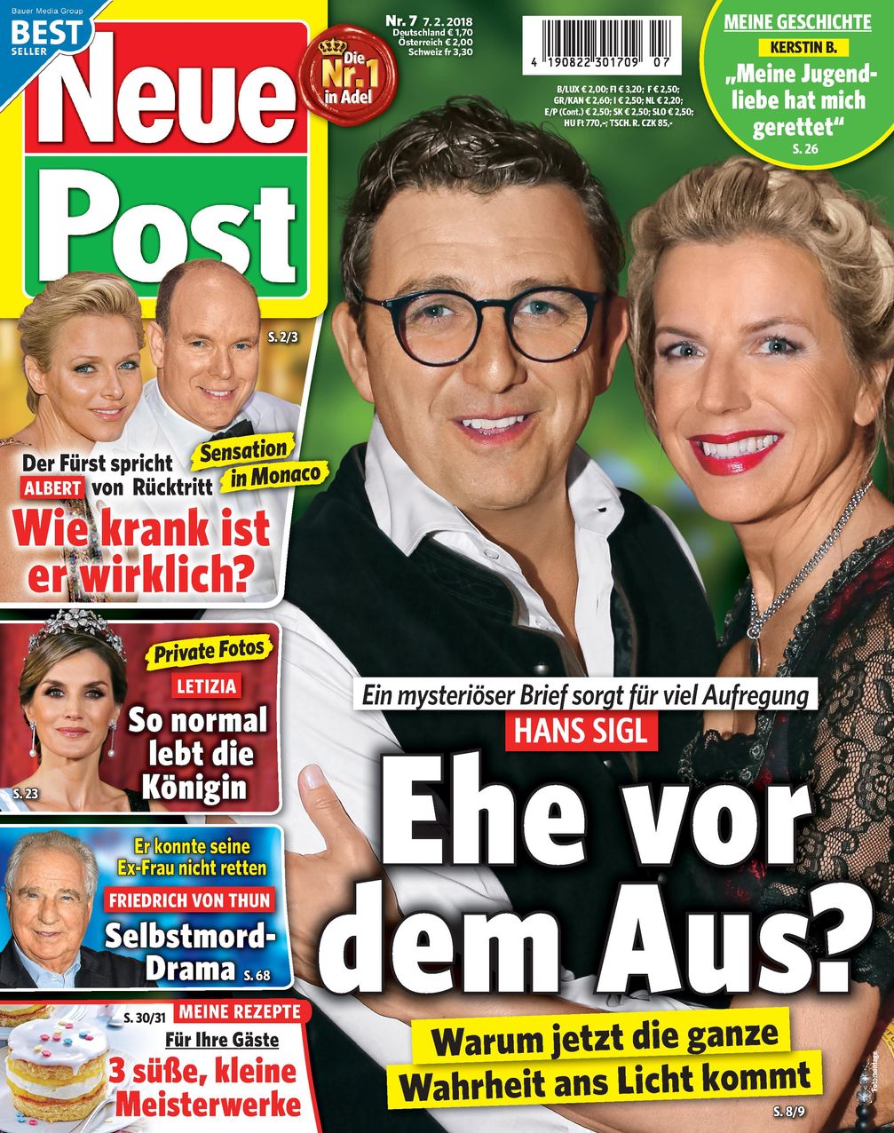 Neue Post Ausgabe 7/2018 / Bild: "obs/Bauer Media Group, Neue Post"