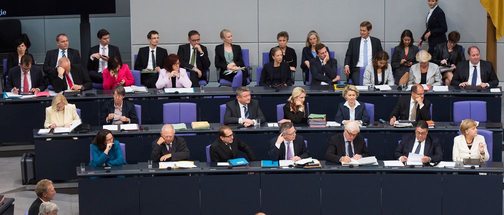 Bundeskabinett: Aktuelle Bundesregierung im Deutschen Bundestag, 2014