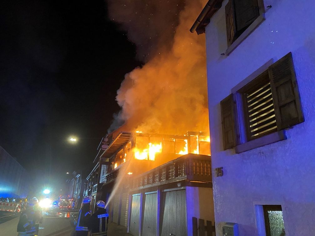 Brand Frankeneck Bild: Polizei