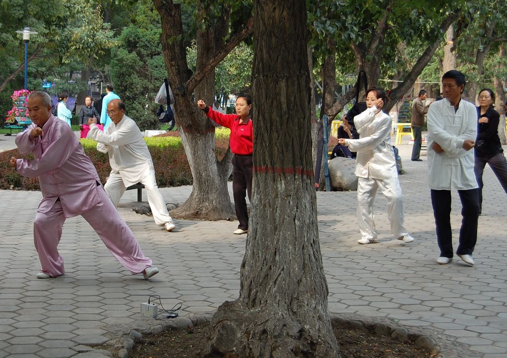 Volkssport Taijiquan in Lanzhou