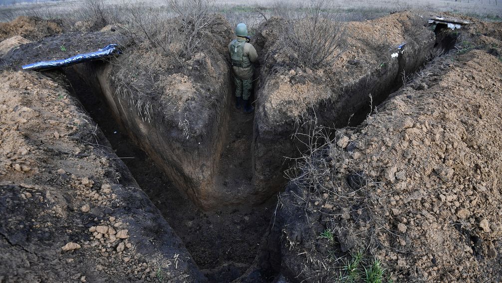 Schützengraben (Symbolbild) Bild: Ewgeni Bijatow / Sputnik