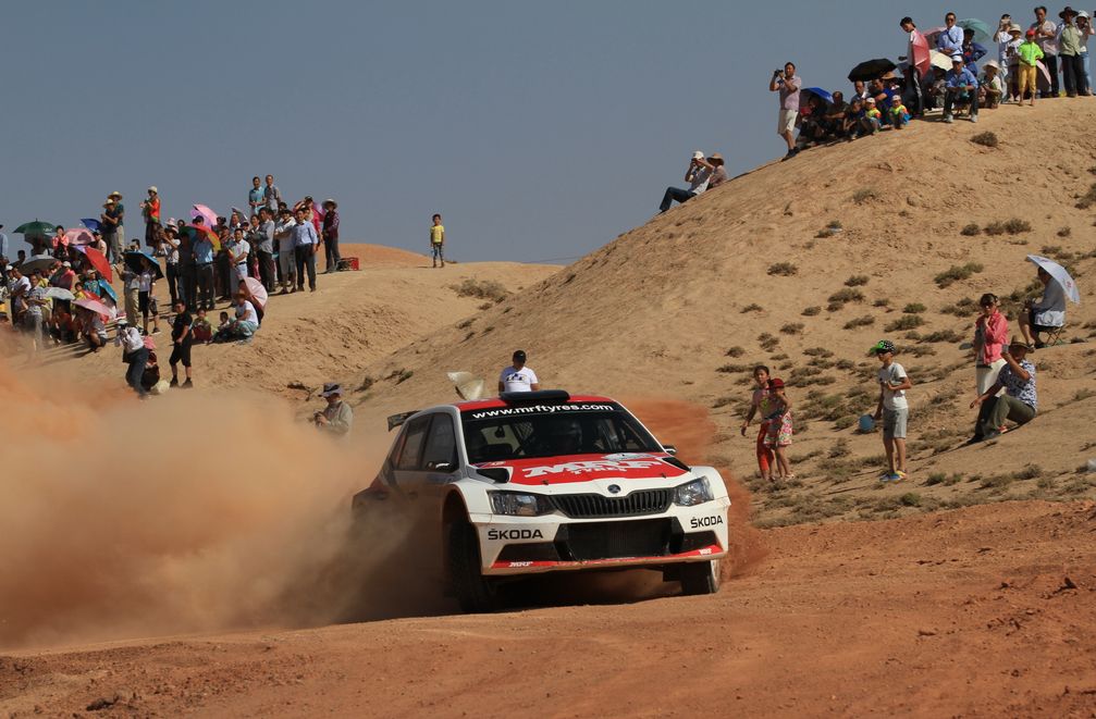 SKODA bei der APRC-Rallye in China. Bild: "obs/Skoda Auto Deutschland GmbH"