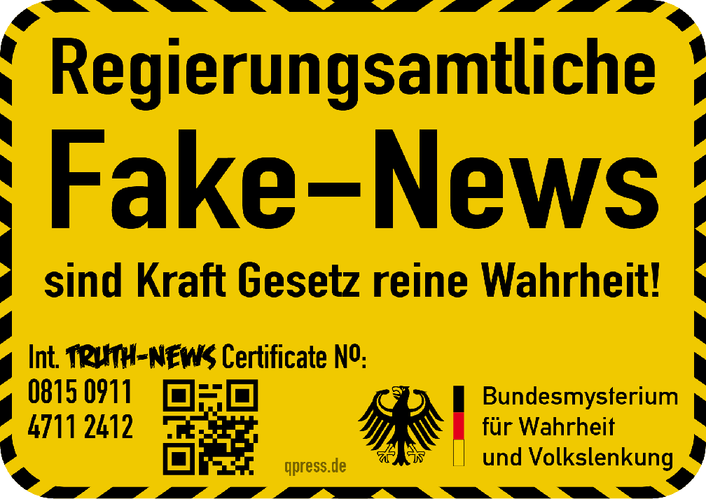 Wer definiert Wahrheit von Lüge? Die Regierung? Der Bundestag? Politiker? Konzernchefs? (Symbolbild)