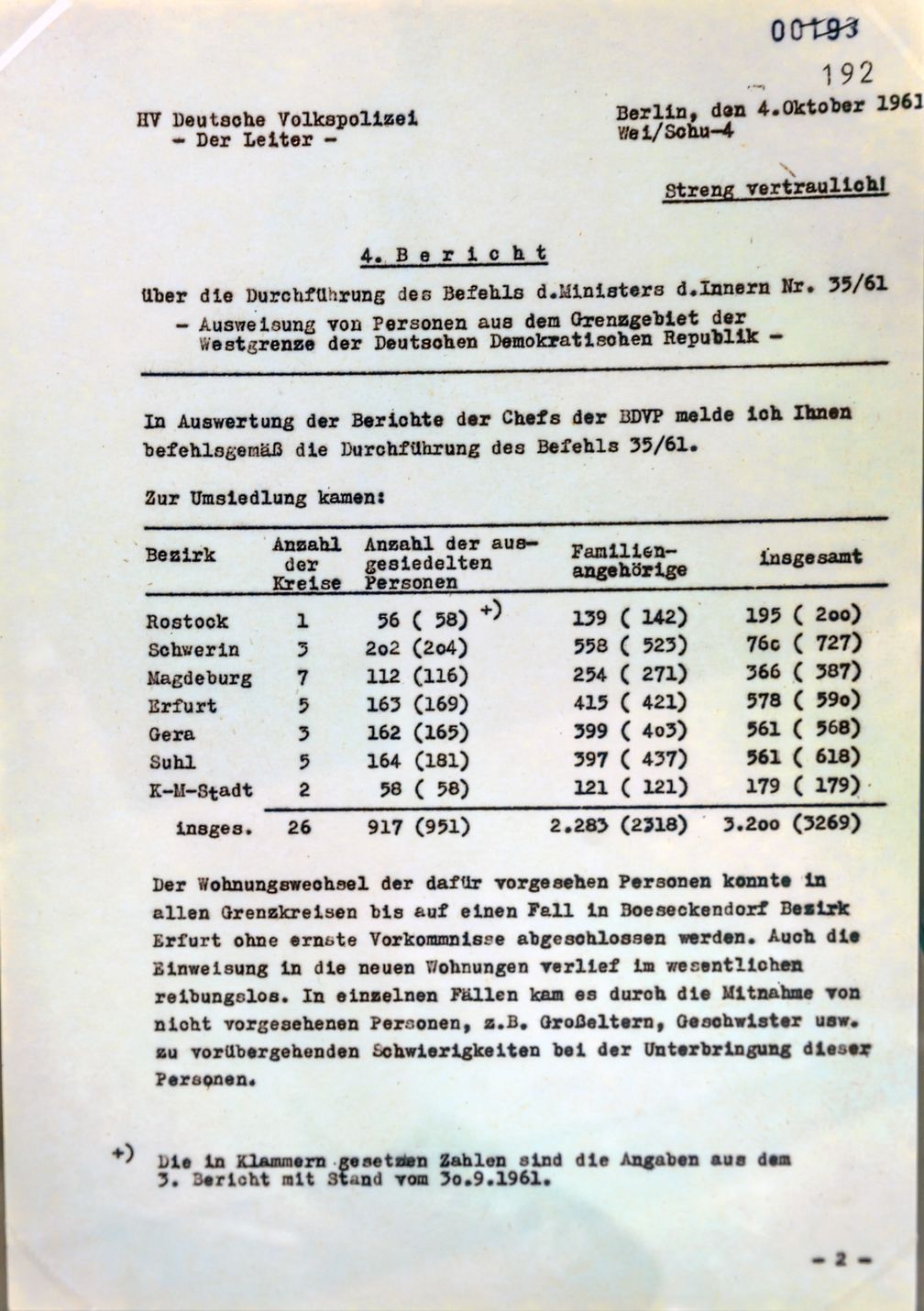 Aktion Ungeziefer bezeichnet eine große, generalstabsmäßig angelegte Operation der DDR, die im Juni 1952 mit dem Ziel durchgeführt wurde, in politischer Hinsicht als unzuverlässig eingeschätzte Personen aus dem Sperrgebiet entlang der innerdeutschen Grenze zu entfernen.