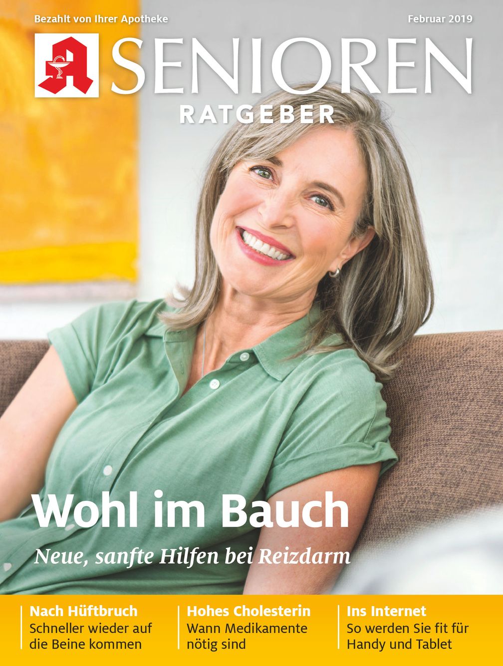 Titelbild Senioren Ratgeber 2/2019. Bild: "obs/Wort & Bild Verlag - Senioren Ratgeber"