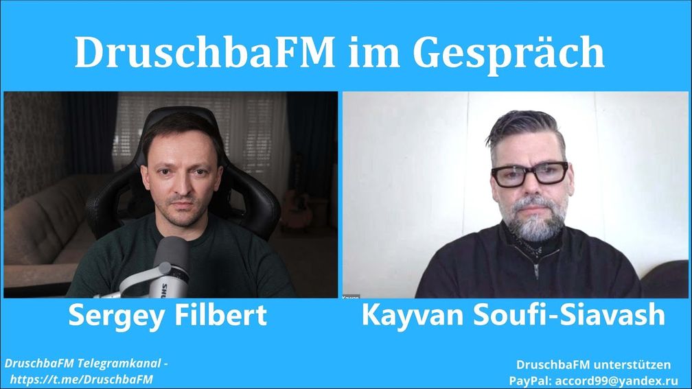 Bild: SS Video: "Kayvan Soufi-Siavash: Wer den Frieden will muss den Frieden vorbereiten und nicht den Krieg!" (https://youtu.be/7ViyNtcZ5yI) / Eigenes Werk