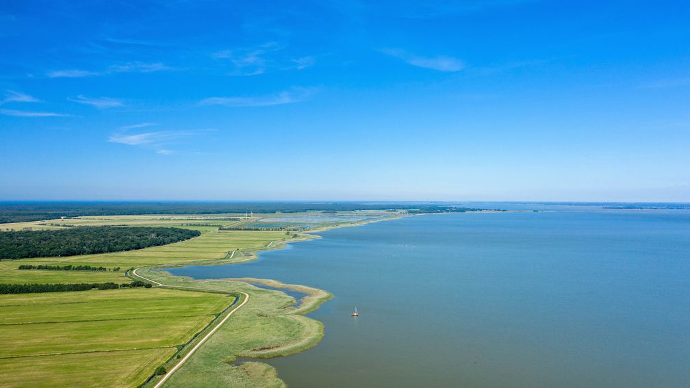 Blick auf die Halbinsel Fischland Darß an der Ostsee: Urlaub im Naturschutzgebiet in Mecklenburg-Vorpommern. /  Bild: "obs/ZDF/Jonny Müller-Goldenstedt"