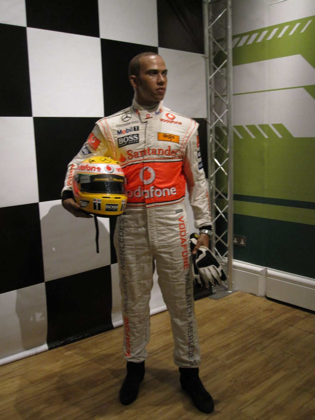 Lewis Hamilton als Wachsfigur (Symbolbild)