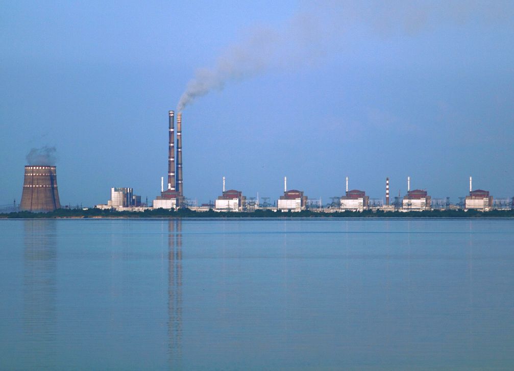 Kernkraftwerk Saporischschja nahe Enerhodar