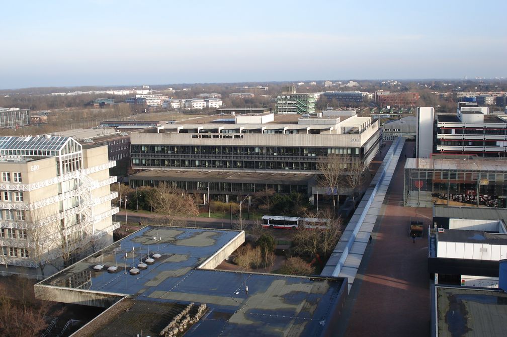 Der Campus der Uni-Bremen von oben