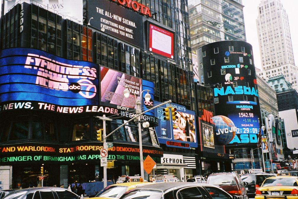 Lichtreklamen am Times Square