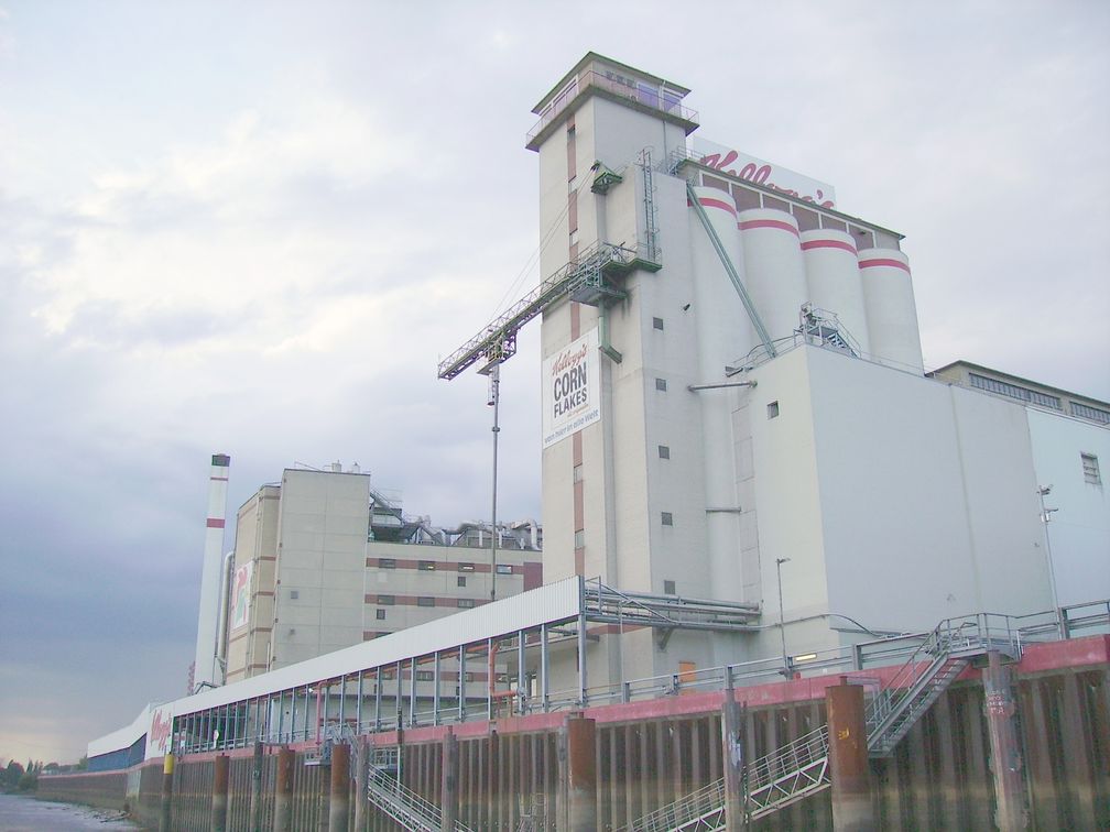 Anlagen von Kellogg's in Bremen an der Weser