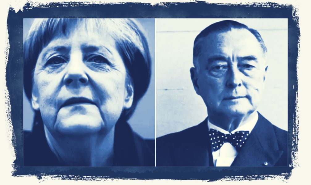 Angela Merkel und ihr Ideengeber Richard Graf Coudenhove-Kalergi