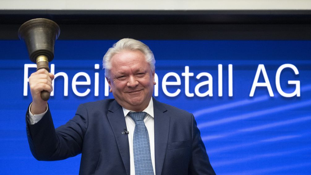Armin Papperger, Vorstandsvorsitzender des Rüstungskonzerns Rheinmetall, 20. März 2023. Bild: Boris Roessler