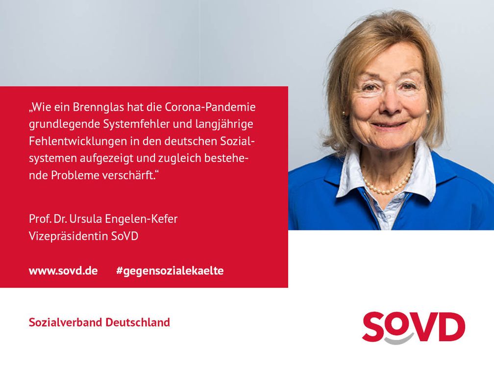 Statement zum Thema Einsamkeit  Bild: "obs/SoVD Sozialverband Deutschland"