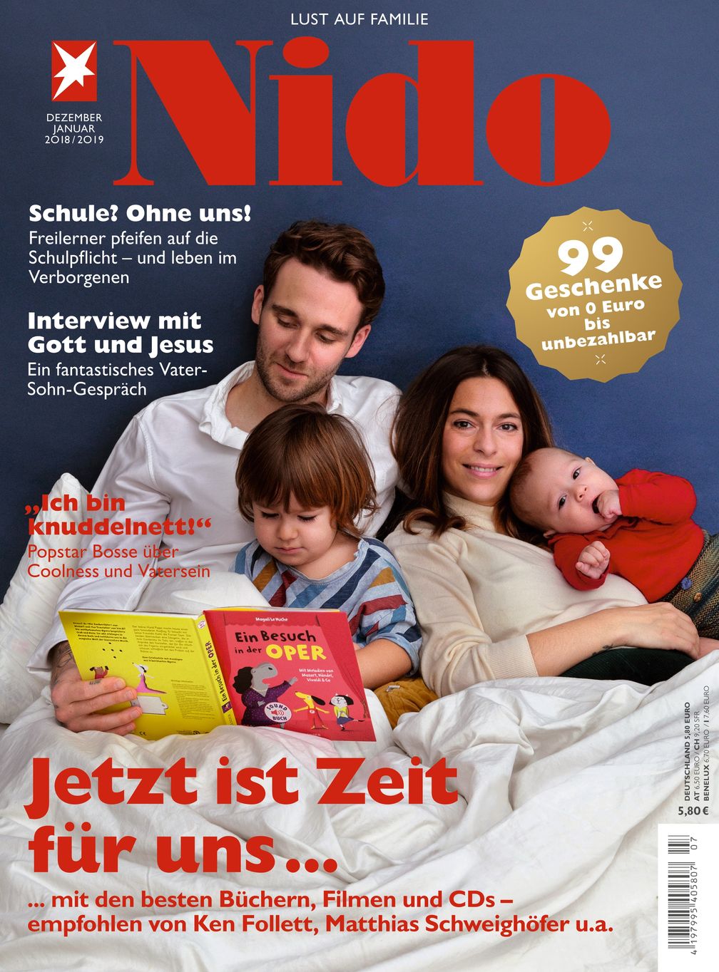 Cover NIDO Heft 07/2018, EVT 30. November 2018 /  Bild: "obs/Gruner+Jahr, Nido"