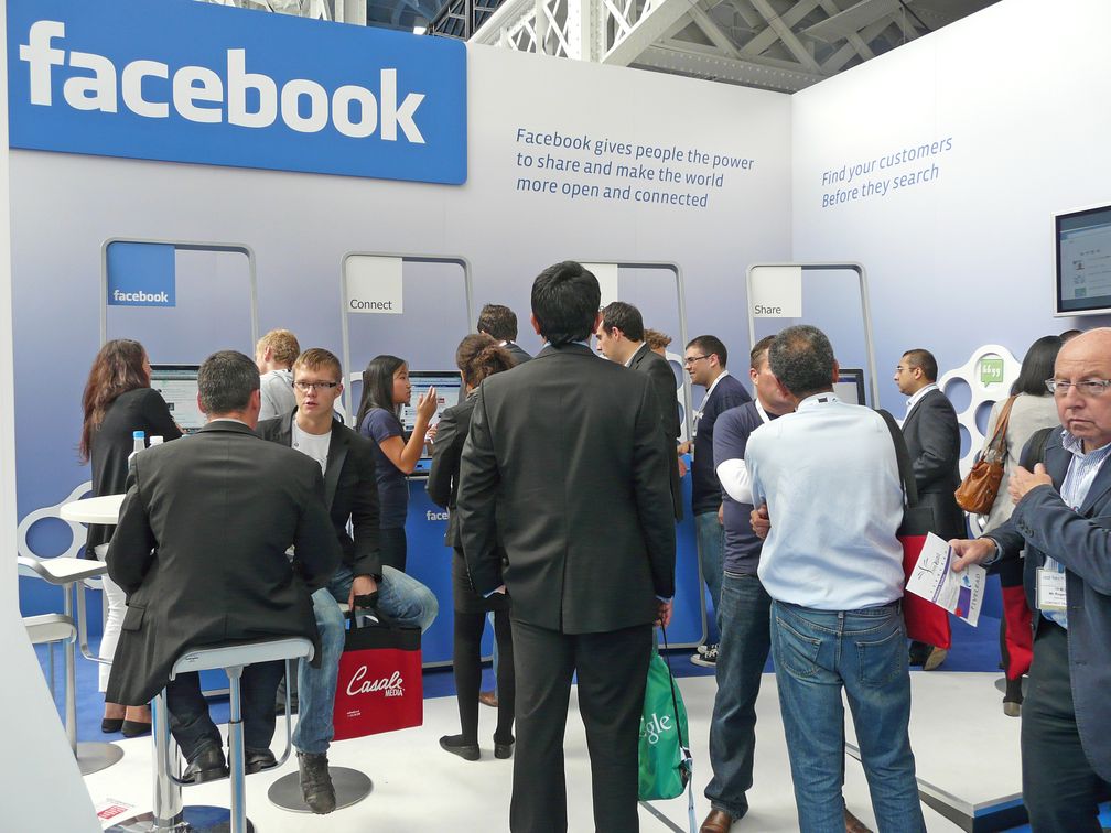 Facebook auf der Ad-tech-Messe in London 2010