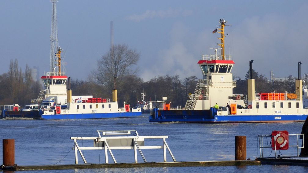 Kanalfähren Breslau und Berlin in Brunsbüttel