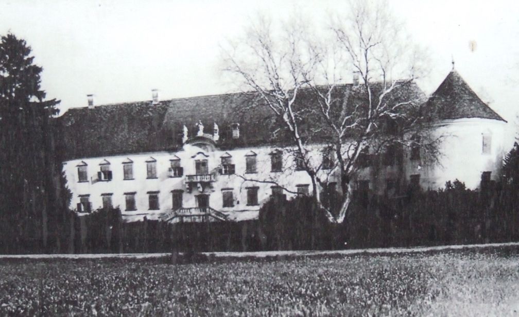 Schloss Bánffy in Bonchida, 19. Jahrhundert, Archivbild