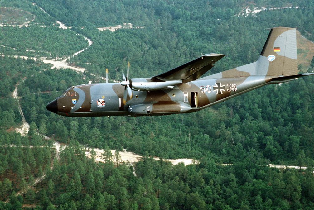 Eine Transall C-160D der deutschen Luftwaffe