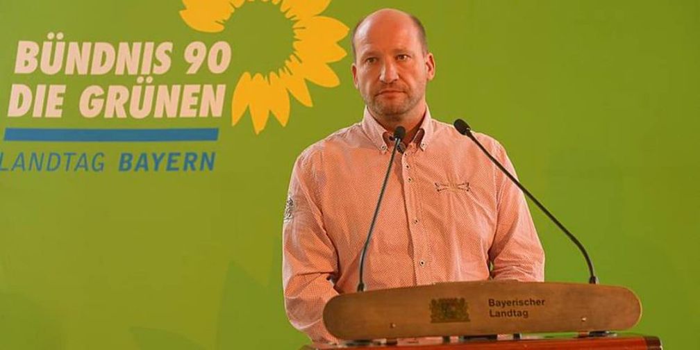 Dresdner CSD-Chef Ronald Zenker auf einer Veranstaltung der Grünen