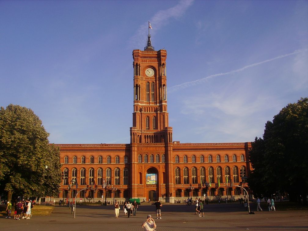 Rotes Rathaus in Mitte, Sitz des Senates von Berlin