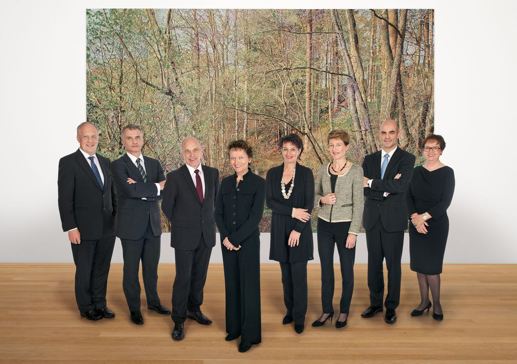 Offizielles Foto des Bundesrates 2012