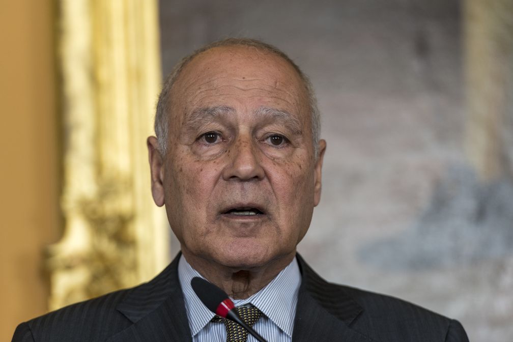 Der Generalsekretär der Liga der Arabischen Staaten, Ahmed Aboul Gheit, bei einer Pressekonferenz in Lissabon (Archivbild) Bild: Horacio Villalobos / Kontributor / Gettyimages.ru