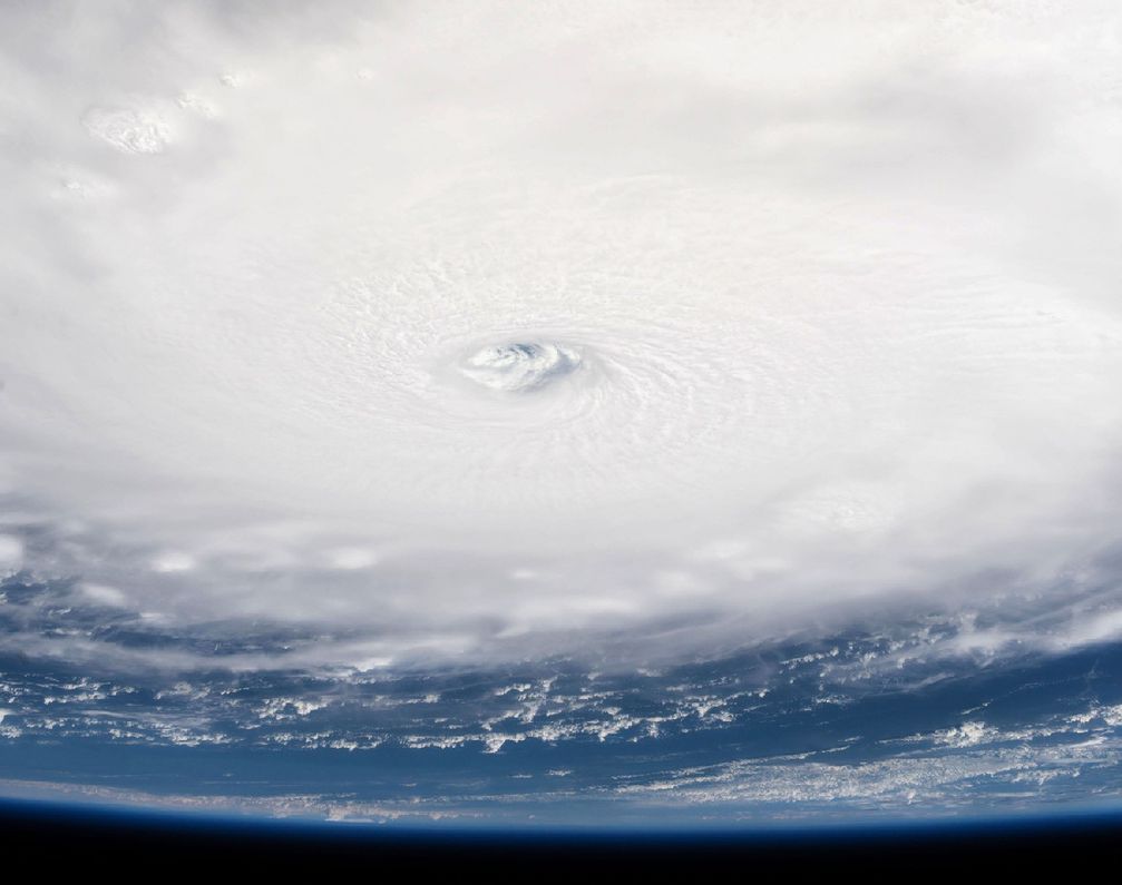 Hurrikan Irma: Aus dem Weltraum gut zu beobachten...