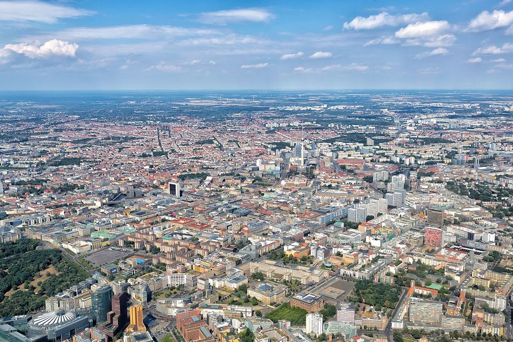 Berlin Mitte - Flugansicht