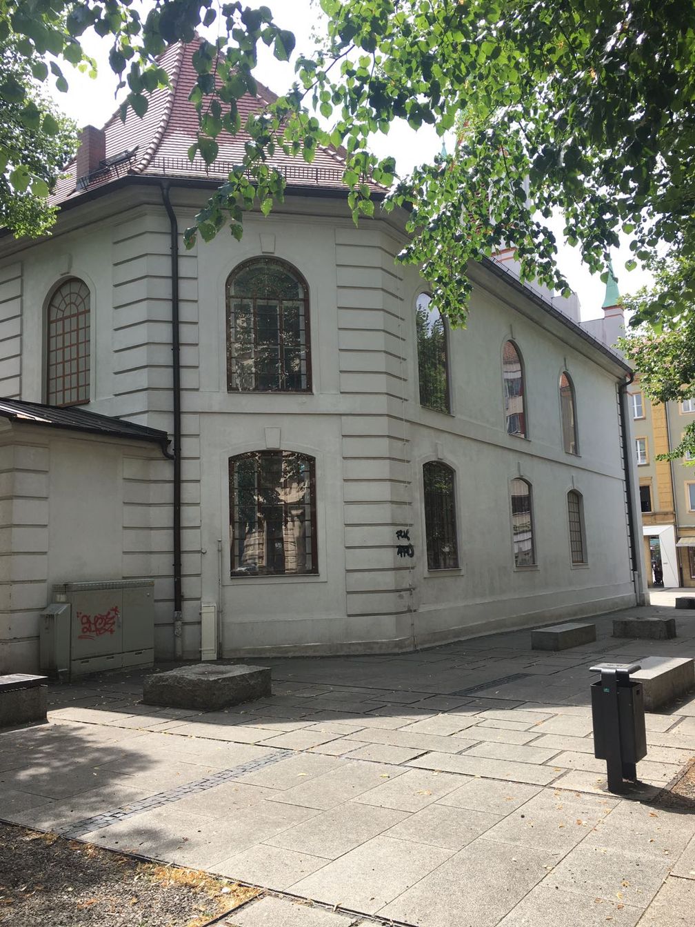 Schmiererei an der Cottbuser Synagoge Bild: "obs/AfD-Fraktion im Brandenburgischen Landtag/AfD-Fraktion Brandenburg"