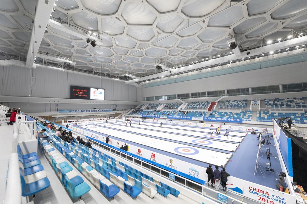 Nationales Schwimmzentrum – Curling, China